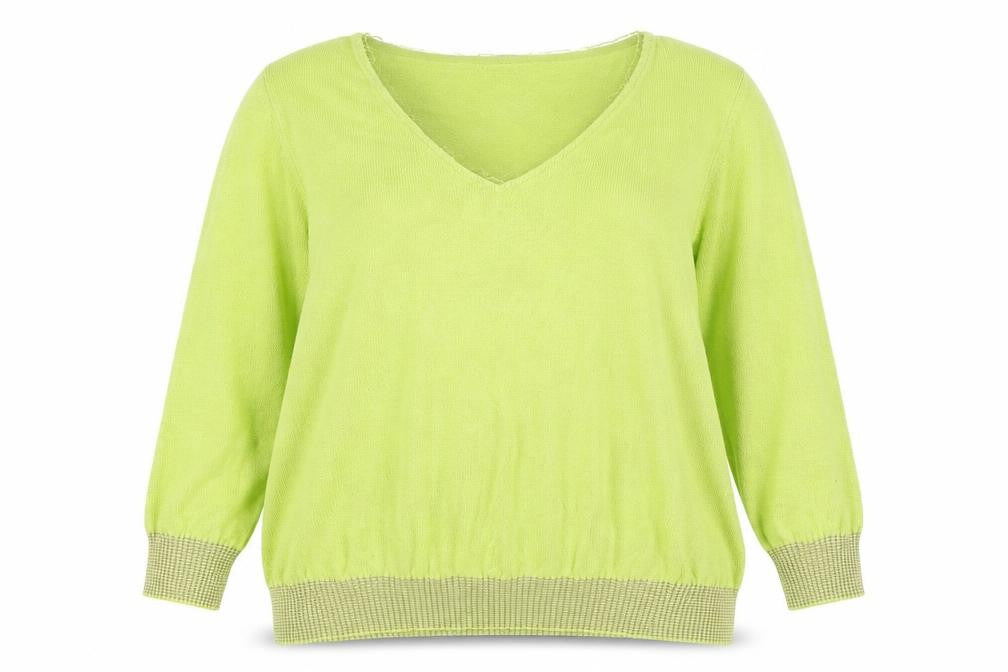 Womens UK Size 14 Marks and Spencer Green Pullover Jumper