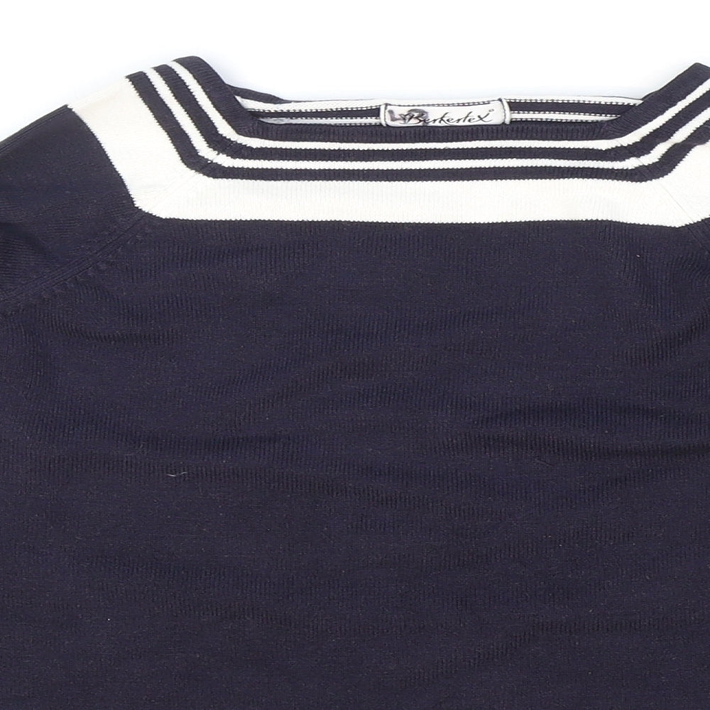 Womens UK Size 10 Berkertex Black Pullover Jumper