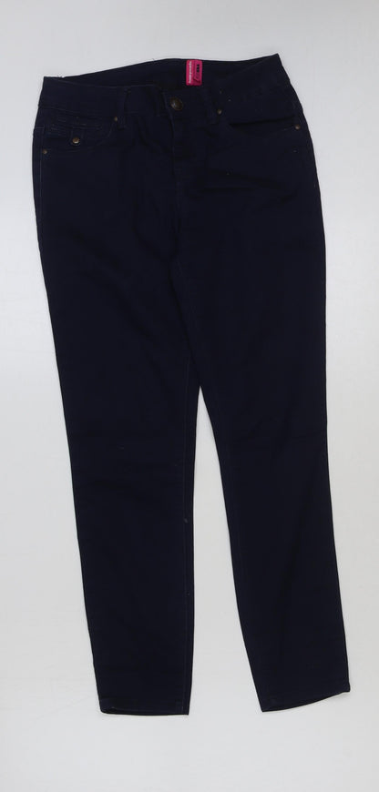 Womens UK Size 10 YESYES Regular Fit Skinny Blue Jeans