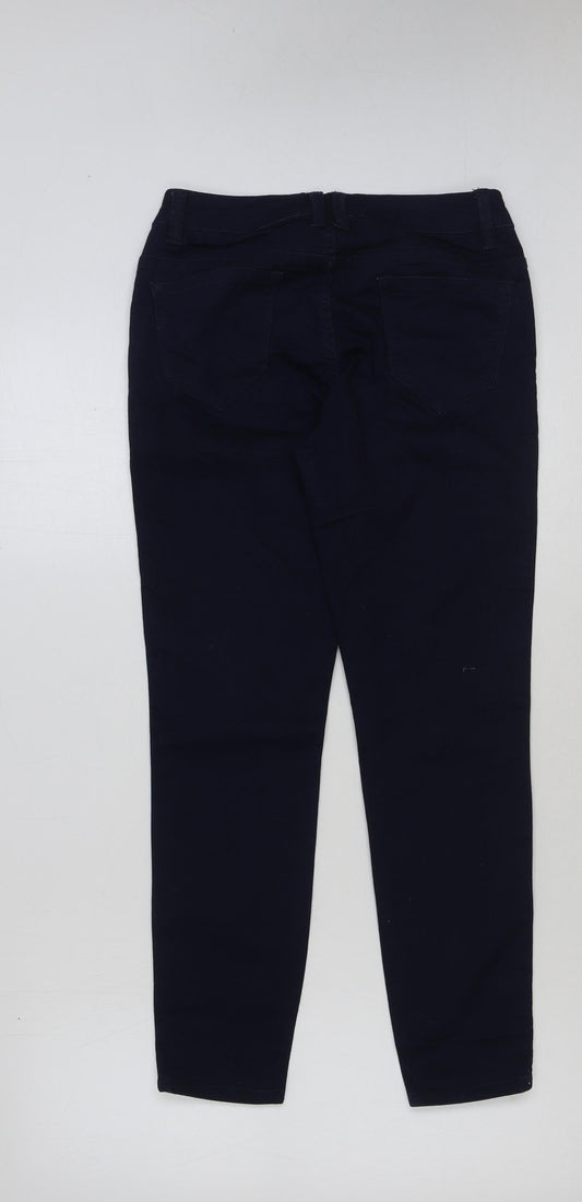 Womens UK Size 10 YESYES Regular Fit Skinny Blue Jeans