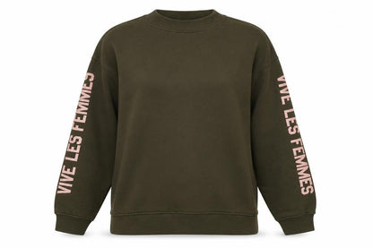 Womens UK Size M H&M Green Pullover Sweatshirt