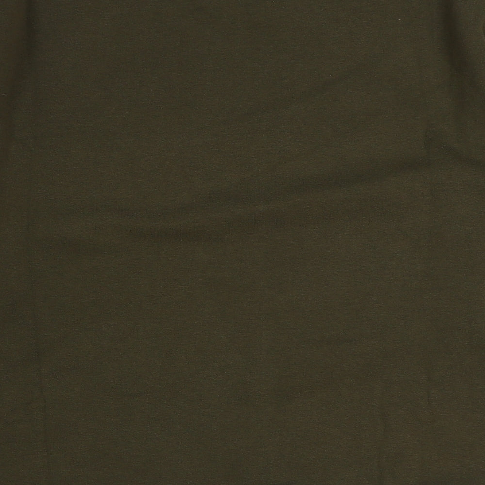 H&M Womens Green Polyester Pullover Sweatshirt Size M Pullover - Vive Les Femmes