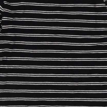Womens UK Size 8 Atmosphere Black Basic T-Shirt