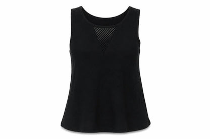 Womens UK Size 10 Boohoo Black Basic Tank