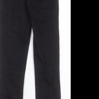 New Look Womens Black Cotton Skinny Jeans Size 8 L25 in Regular Button - Lift & Shape