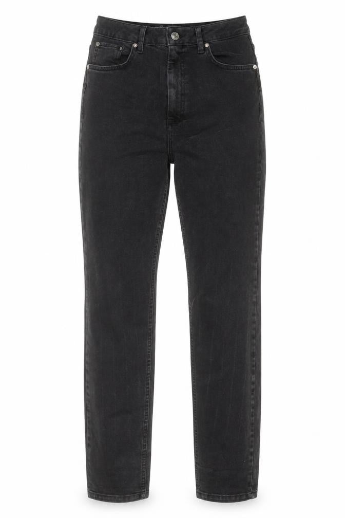 Womens UK Size 25 in ASOS Regular Fit Straight Black Jeans