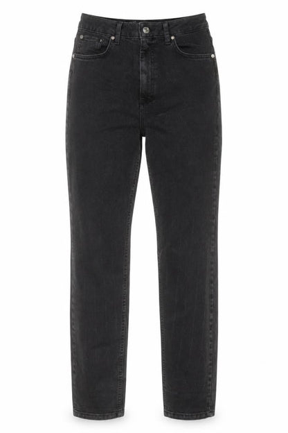 Womens UK Size 25 in ASOS Regular Fit Straight Black Jeans