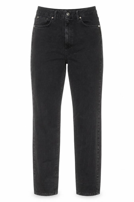 Womens UK Size 25 in ASOS Regular Fit Straight Black Jeans
