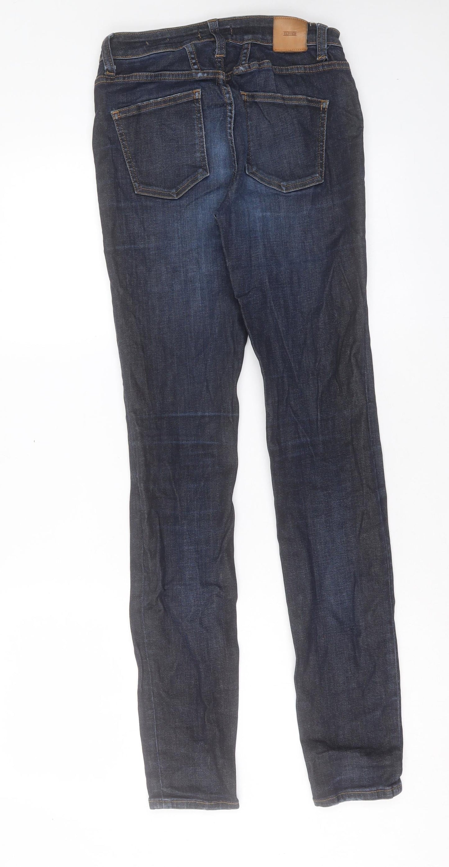 Closed Womens Blue Cotton Skinny Jeans Size 25 in L30 in Regular Button