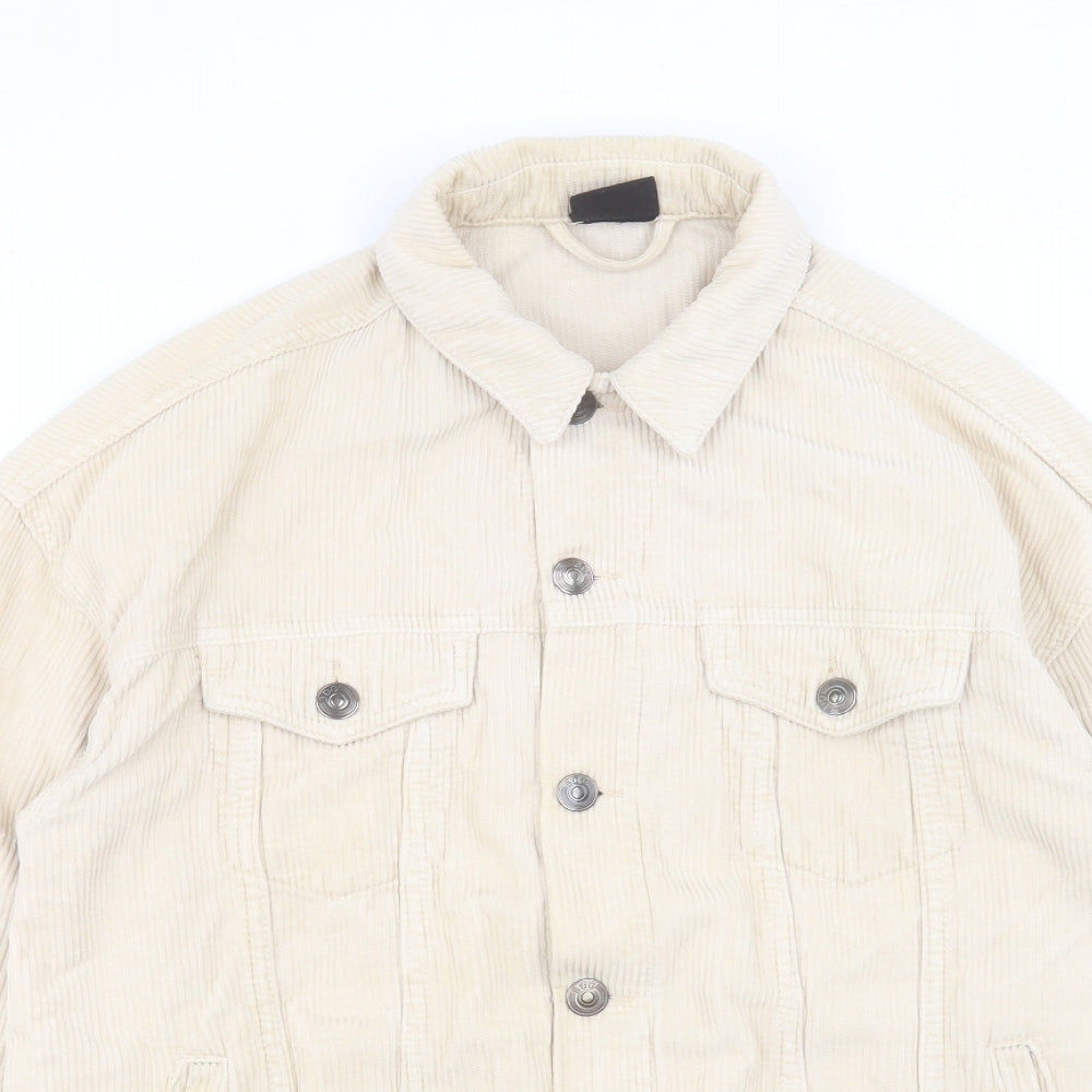 BDG Womens Beige Jacket Size S Button