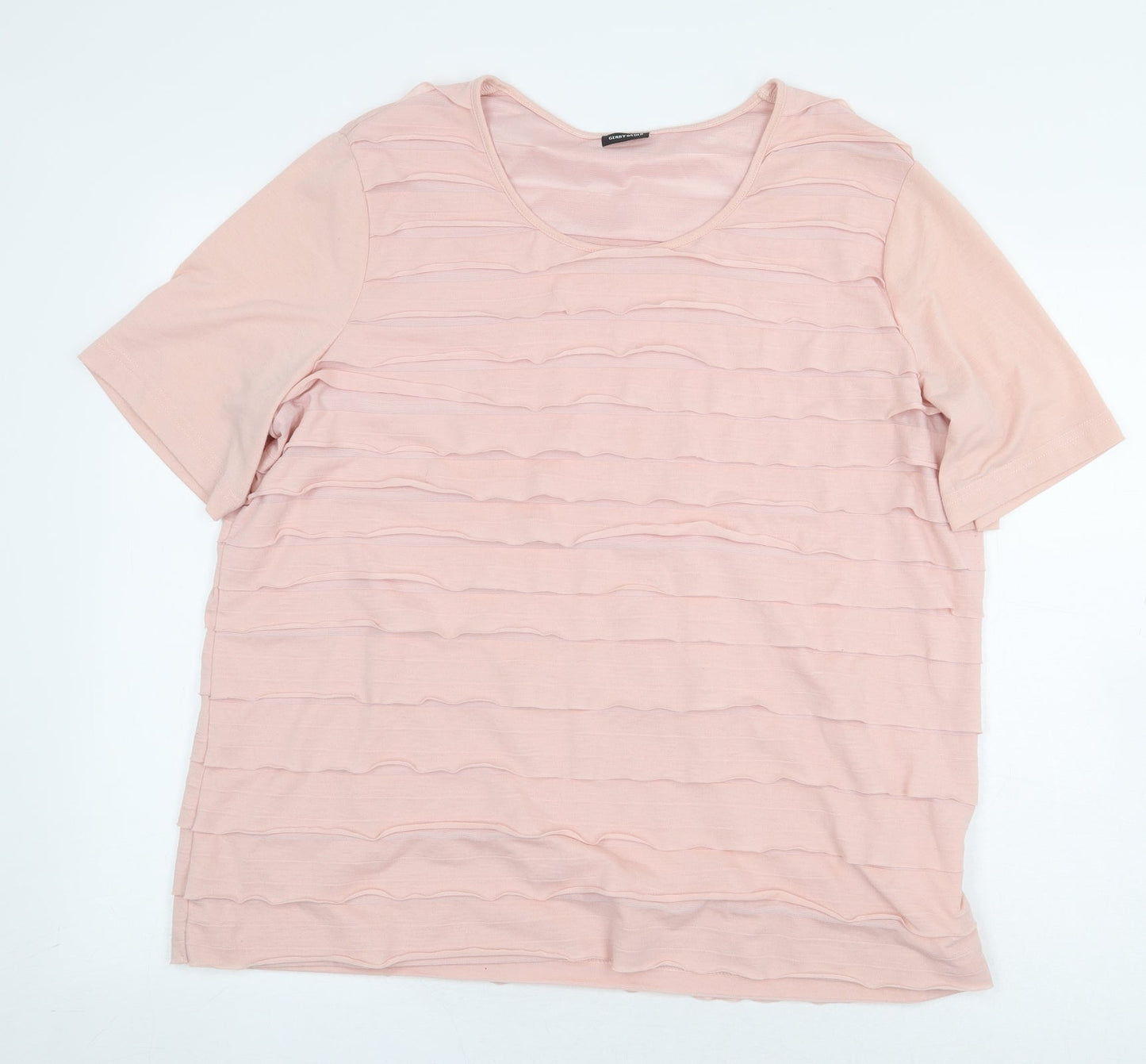Womens UK Size 20 Gerry Weber Pink Basic Blouse