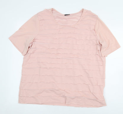 Womens UK Size 20 Gerry Weber Pink Basic Blouse