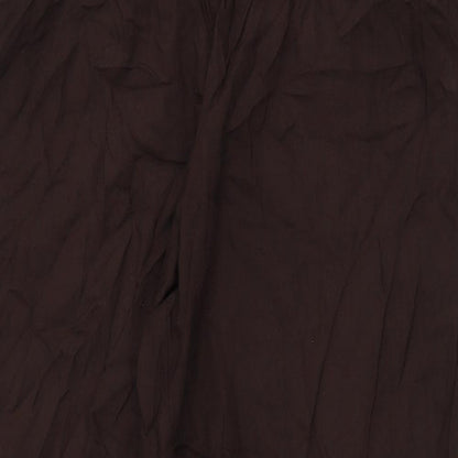 Womens UK Size 10 H&M Regular Fit  Brown Trousers