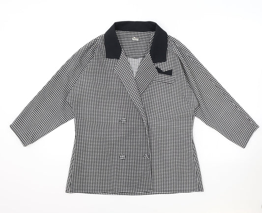 Womens UK Size 14 Preworn Black Jacket