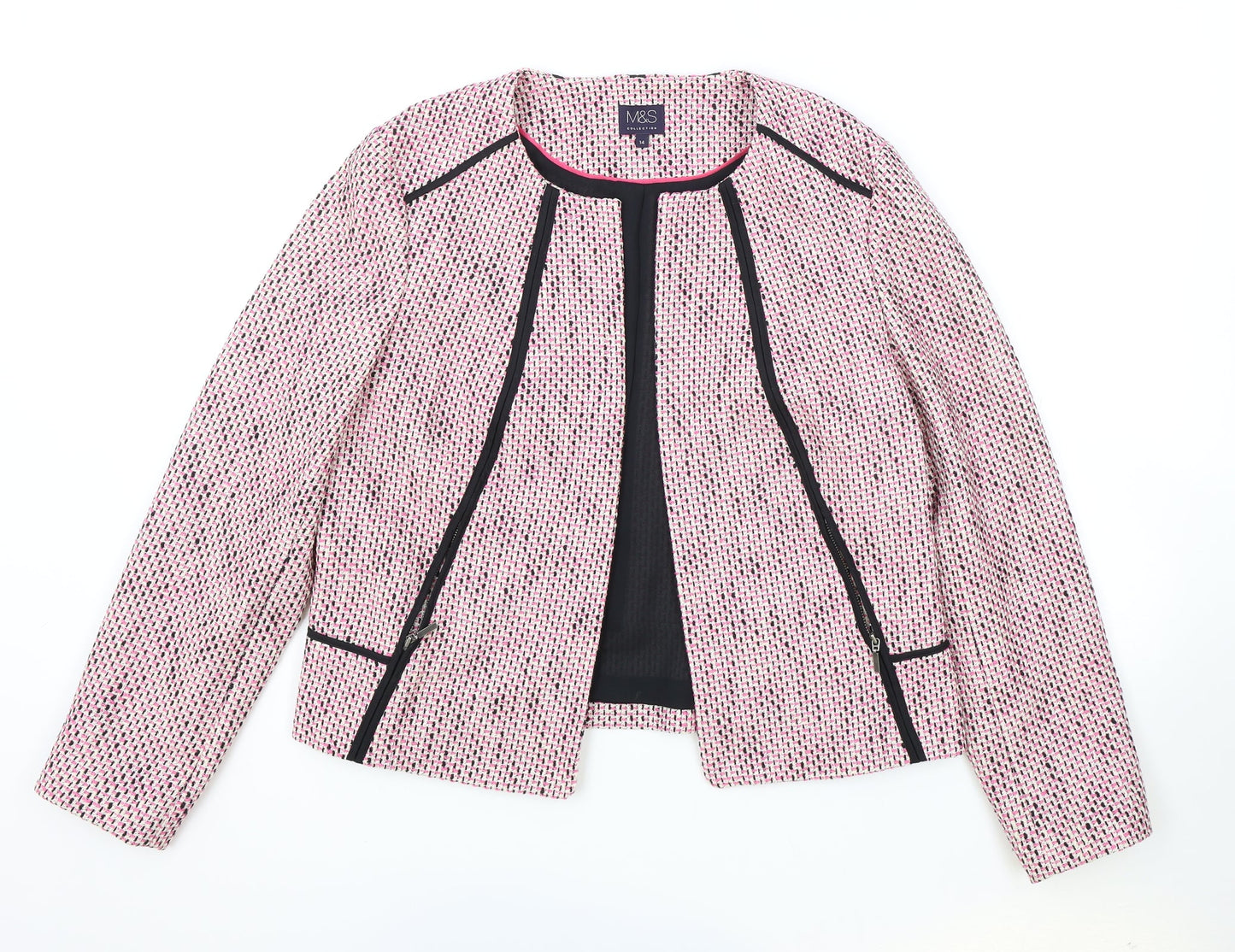 Womens UK Size 14 Marks and Spencer Pink Jacket
