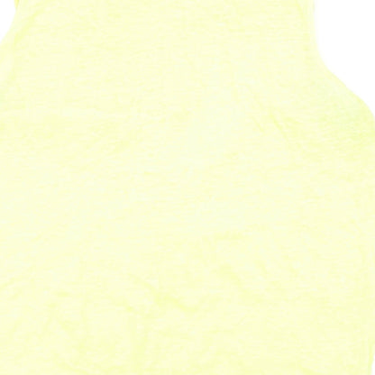 Womens UK Size 14 Monsoon Yellow Basic T-Shirt