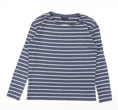 Womens UK Size 8 Topshop Blue Pullover Jumper
