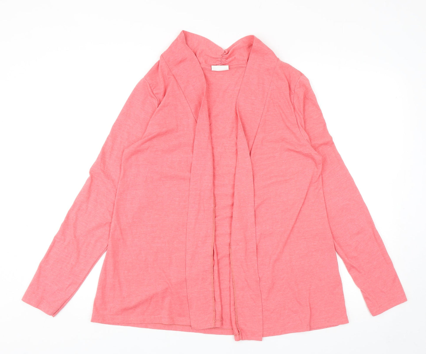 Ethel Austin Womens Pink Cotton Cardigan Sweatshirt Size M