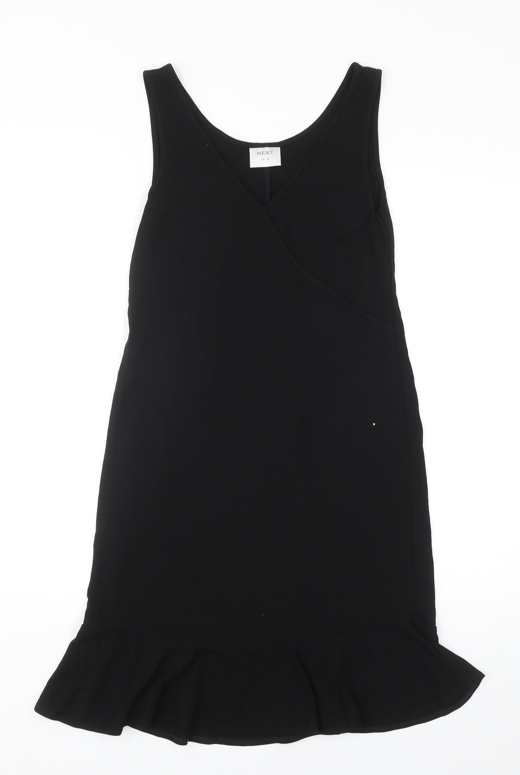 NEXT Womens Black Polyester Mermaid Size 10 V-Neck Pullover