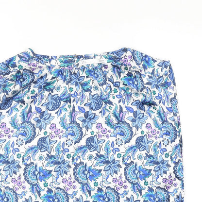 Womens UK Size L Sfera Multicoloured Basic Blouse