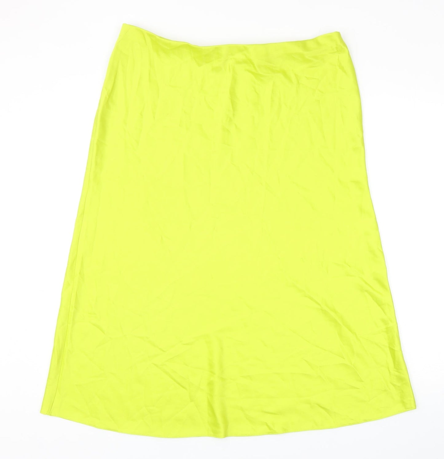 George Womens Green Polyester Swing Skirt Size 18