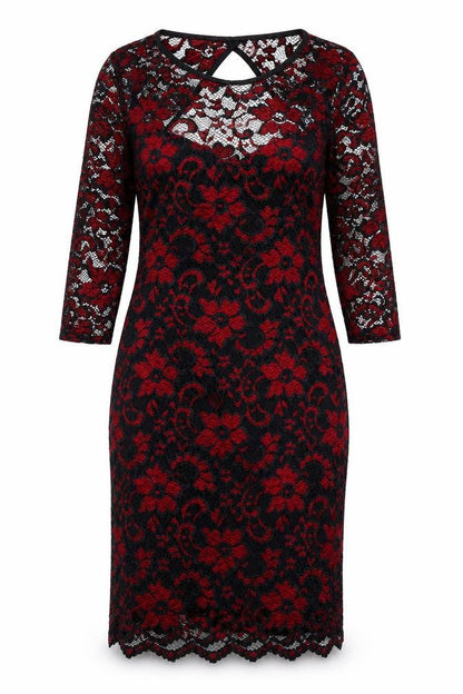 Atmosphere Womens Black Floral Nylon Bodycon Size 10 Boat Neck Pullover