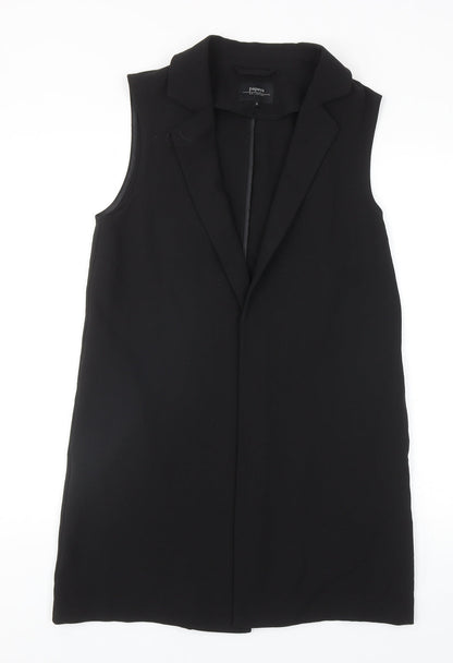 Papaya Womens Black Jacket Waistcoat Size 8