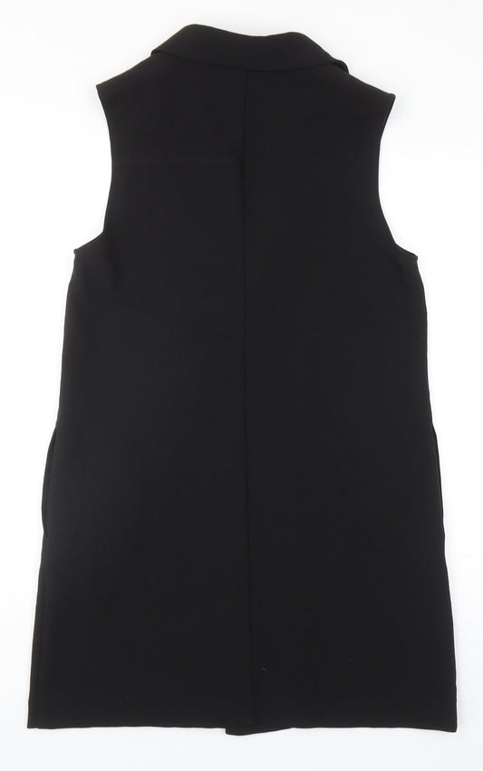 Papaya Womens Black Jacket Waistcoat Size 8