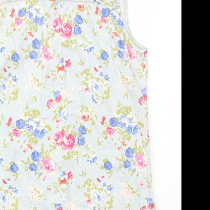 Womens UK Size S Preworn Multicoloured Basic Button-Up