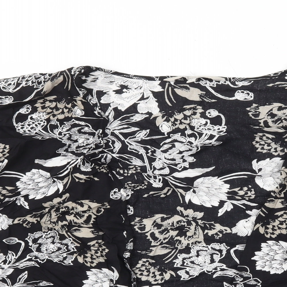 Womens UK Size S Peacocks Black Cardigan Jumper