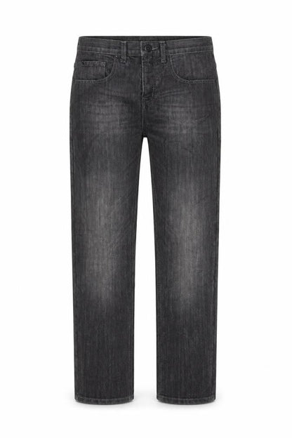 Womens UK Size 32 in Denim & Co. Slim Fit Straight Grey Jeans