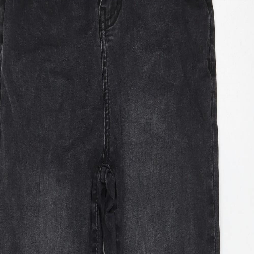 Urban Bliss Womens Black Cotton Skinny Jeans Size 8 L25 in Regular Zip