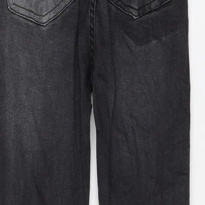 Urban Bliss Womens Black Cotton Skinny Jeans Size 8 L25 in Regular Zip