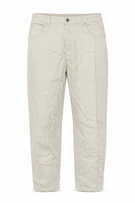 Mackays Womens Beige Cotton Mom Jeans in L29 in Regular Zip Size 36