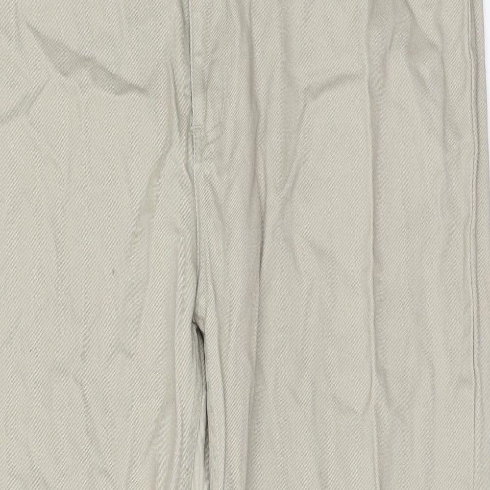 Mackays Womens Beige Cotton Mom Jeans Size 36 in L29 in Regular Zip