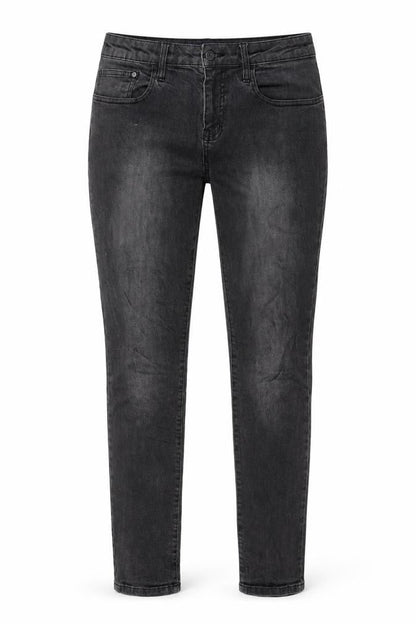 Waven Womens Grey Cotton Skinny Jeans Size 34 in L30 in Regular Zip