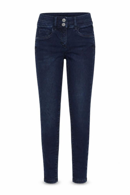 Womens UK Size 10 Preworn Regular Fit Skinny Blue Jeans