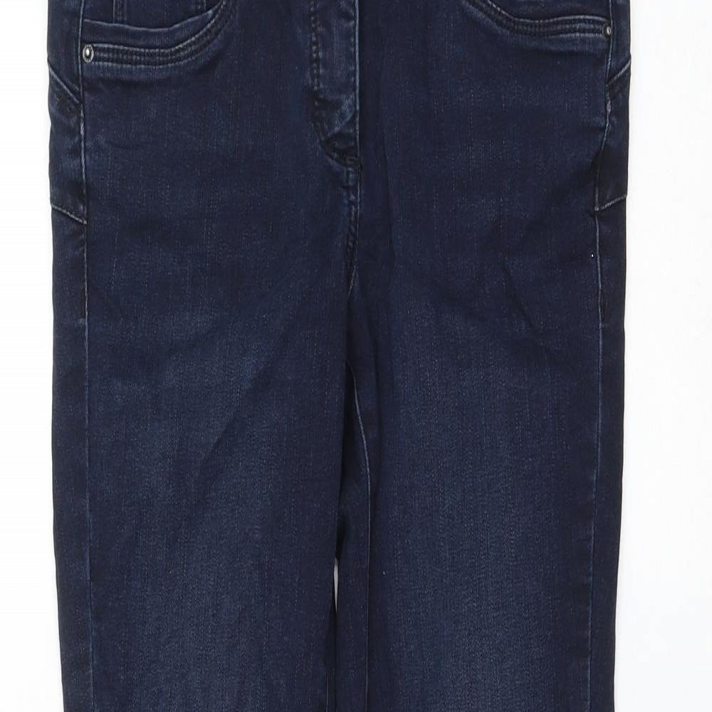 Womens UK Size 10 Preworn Regular Fit Skinny Blue Jeans