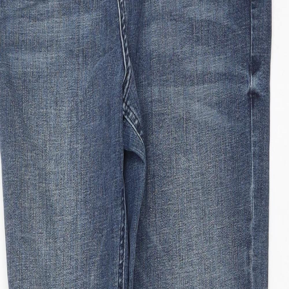 Womens UK Size 32 in Preworn Regular Fit Skinny Blue Jeans