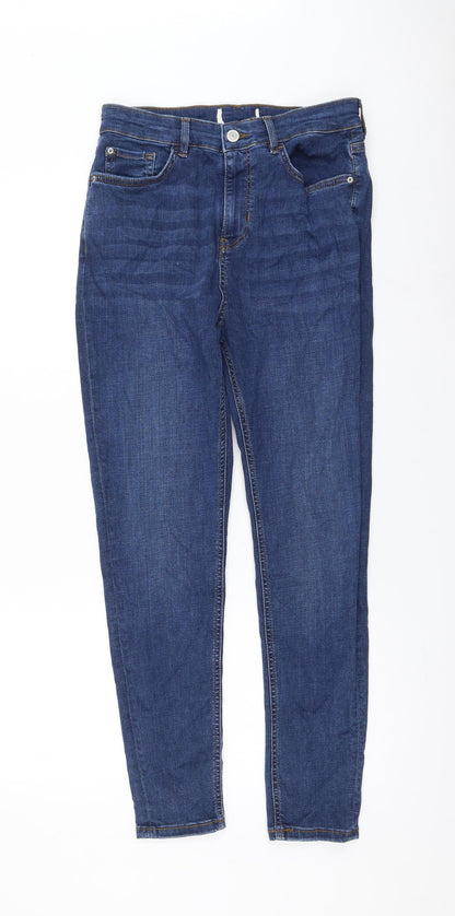 Womens UK Size 30 in Preworn Regular Fit Skinny Blue Jeans