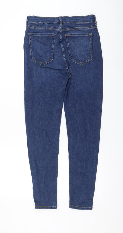 Womens UK Size 30 in Preworn Regular Fit Skinny Blue Jeans