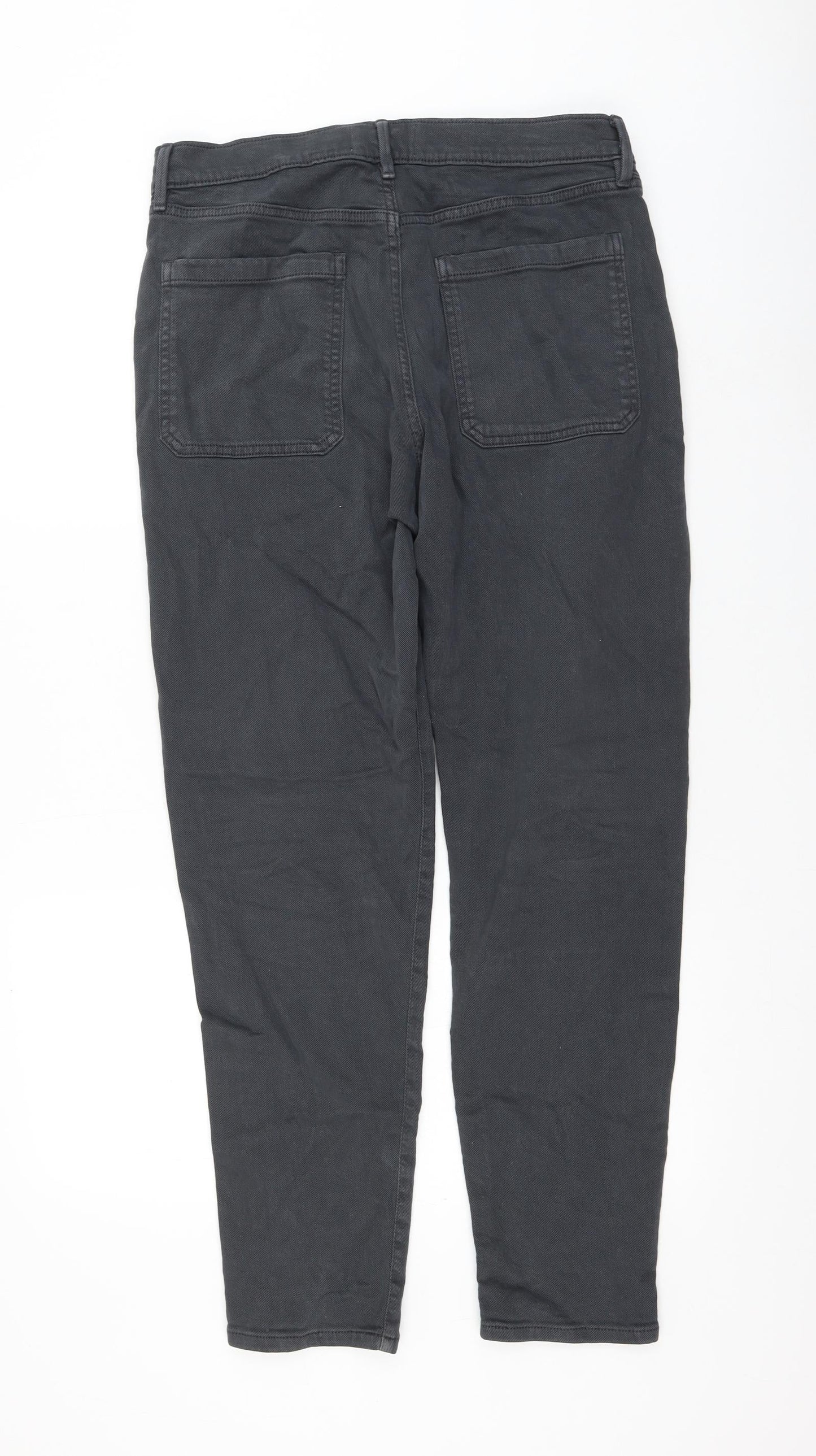 Womens UK Size 32 in Marks and Spencer Regular Fit Tapered Grey Jeans