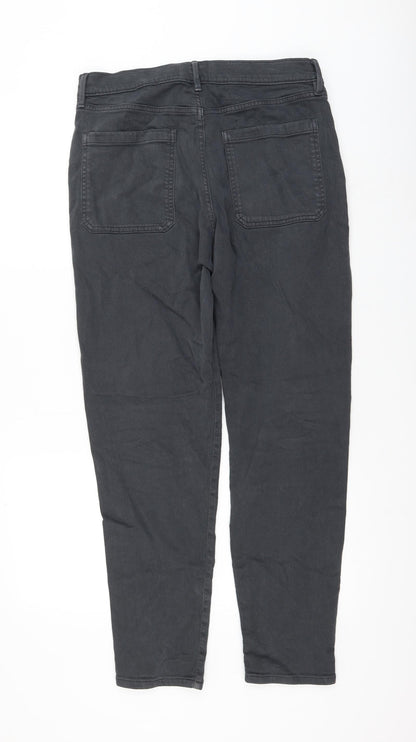 Womens UK Size 32 in Marks and Spencer Regular Fit Tapered Grey Jeans