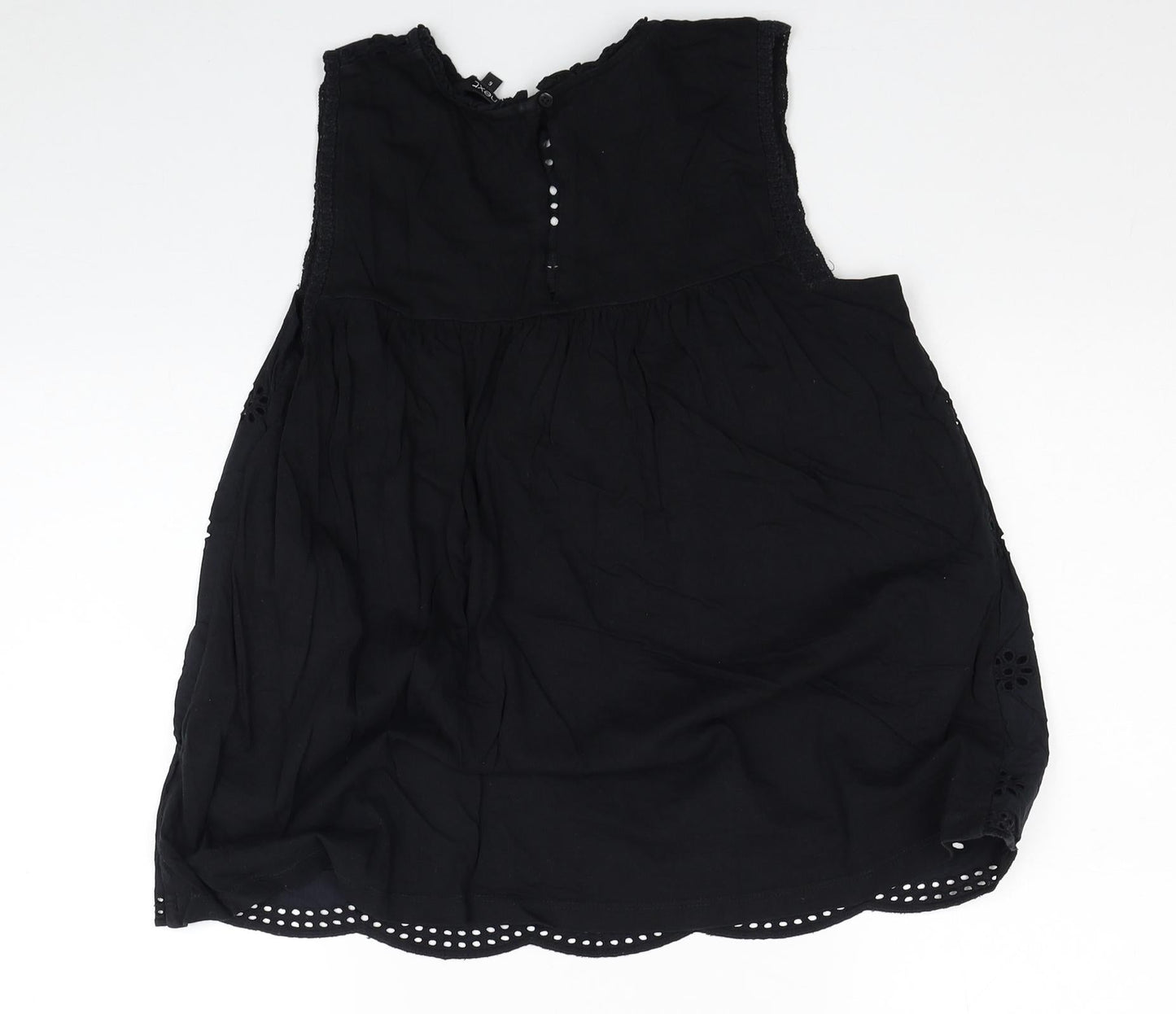 Womens UK Size 6 NEXT Black Basic Tank