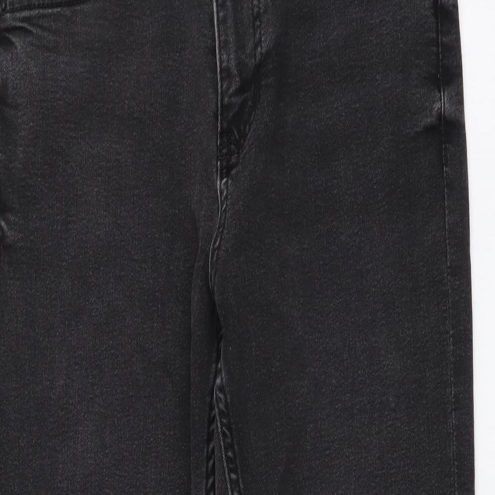 Womens UK Size 10 Marks and Spencer Slim Fit Straight Grey Jeans