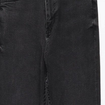 Womens UK Size 10 Marks and Spencer Slim Fit Straight Grey Jeans