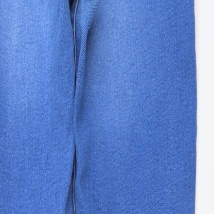 Cherokee Womens Blue Cotton Skinny Jeans Size 8 L29 in Regular Button