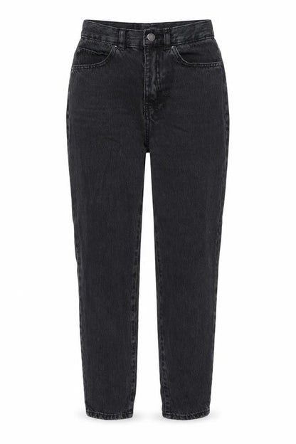 Dr. Denim Womens Grey Cotton Mom Jeans Size 24 in L30 in Regular Button