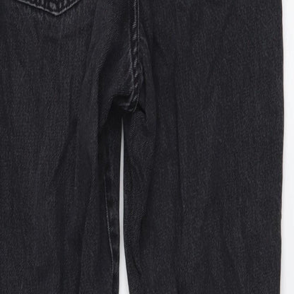 Dr. Denim Womens Grey Cotton Mom Jeans Size 24 in L30 in Regular Button