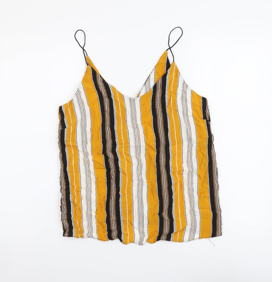 Womens UK Size 8 New Look Multicoloured Camisole Tank